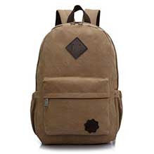 Casual Style Canvas Backpack